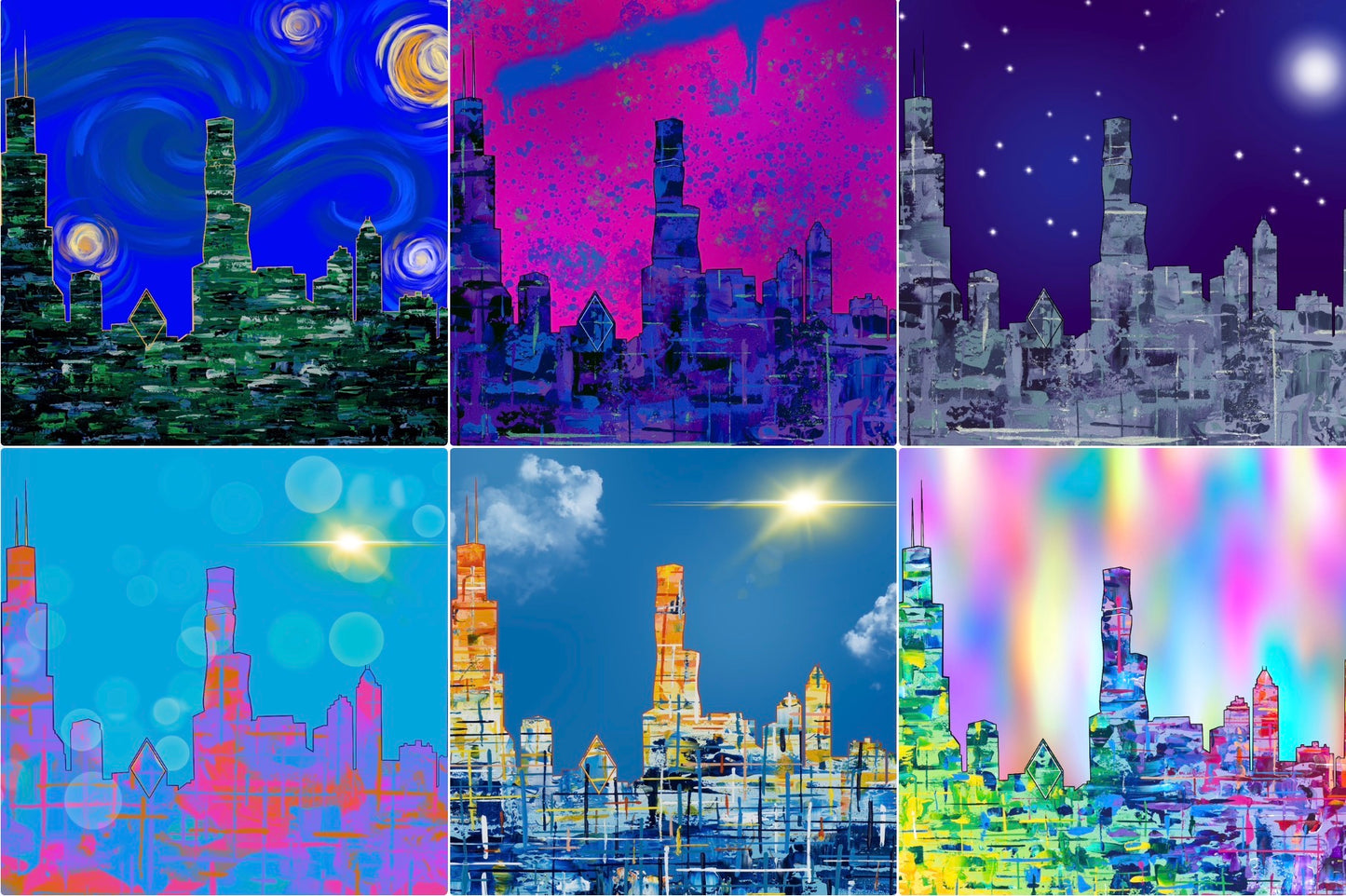 Chicago Skyline (Sunny)