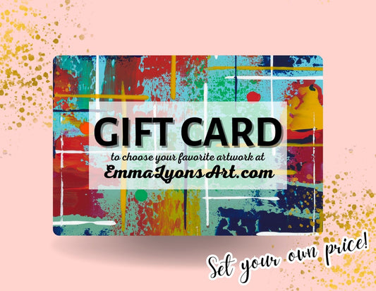 Emma Lyons Art Gift Card