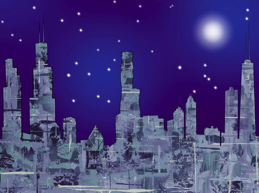 Chicago Skyline (Night)