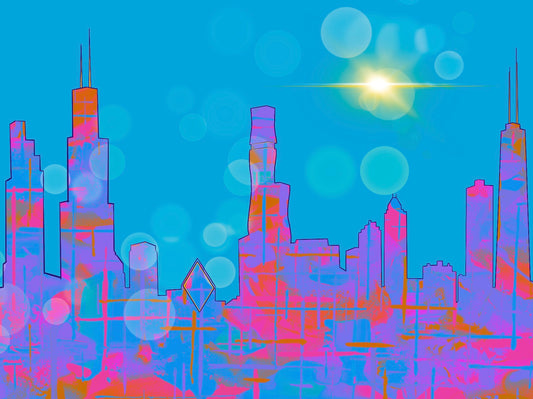 Chicago Skyline (Warm)