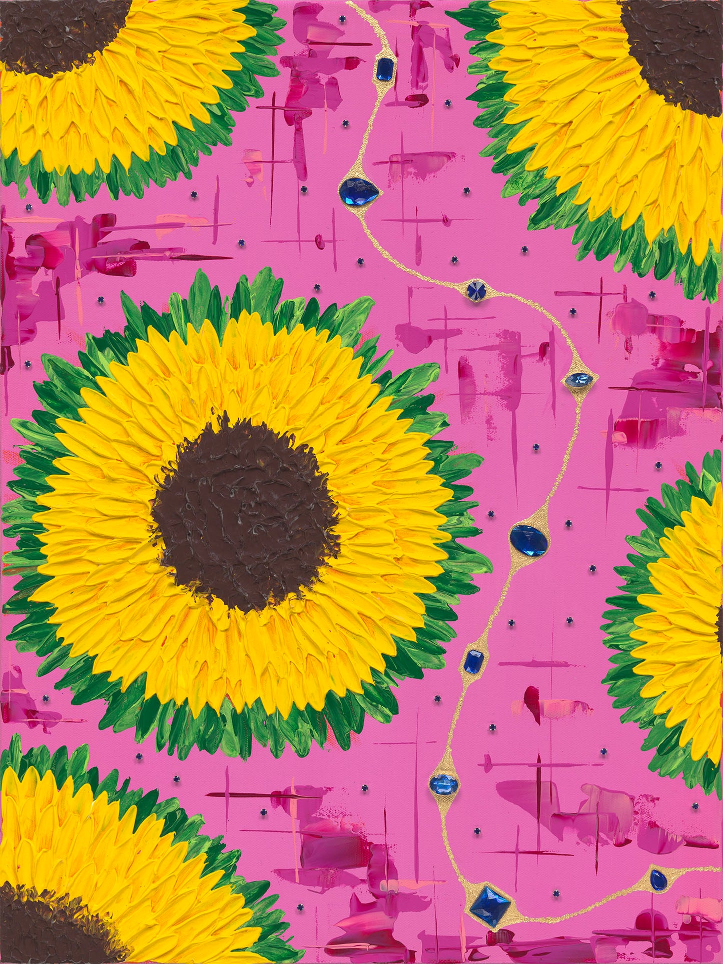 Sunflowers and Sapphires